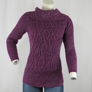 Style & Co. Ribbed Cowl Neck Sweater